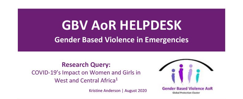 Impact of COVID-19 on GBV in West and Central Africa