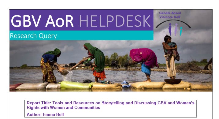Tools and Resources on Storytelling and Discussing GBV and Women’s Rights