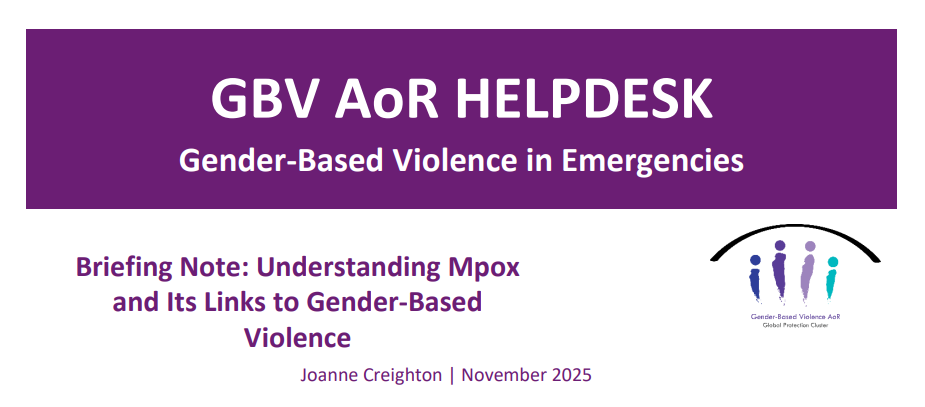 Briefing Note: Understanding Mpox and Its Links to Gender-Based Violence