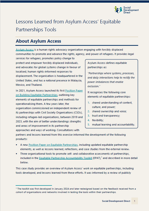 Front page of document