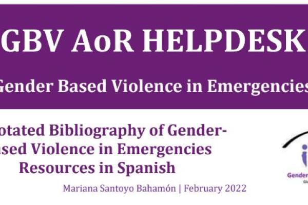 Annotated Bibliography of Spanish GBViE Resources