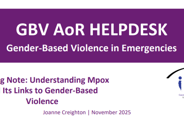 Briefing Note: Understanding Mpox and Its Links to Gender-Based Violence