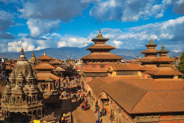Scenery Patan Durbar Square Located Kathmandu
