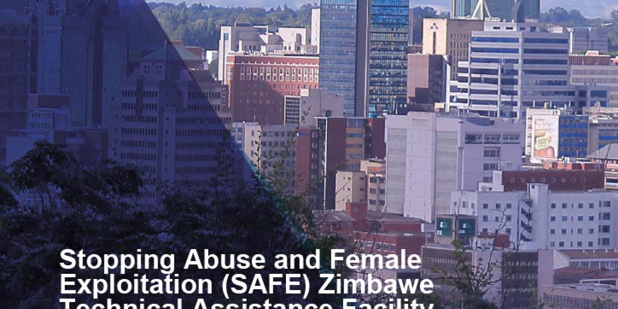 SAFE Zimbabwe report front cover