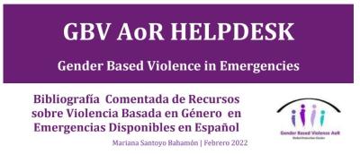 Bibliografía Comentada de Recursos sobre Violencia Basada en Género 