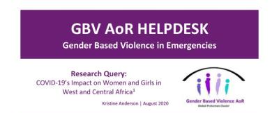 Impact of COVID-19 on GBV in West and Central Africa